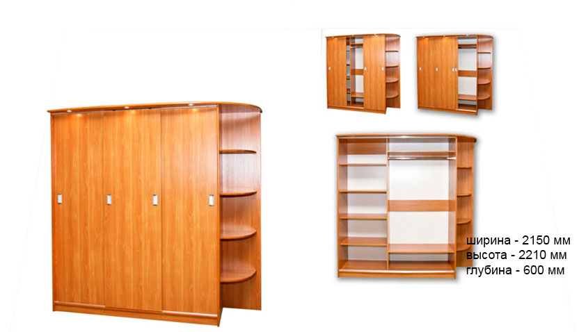 Шкаф купе 3-хдверный СШ-010.10